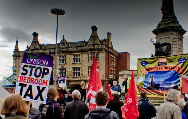 Hull Bedroon Tax and Austerity demo' 06/04/14