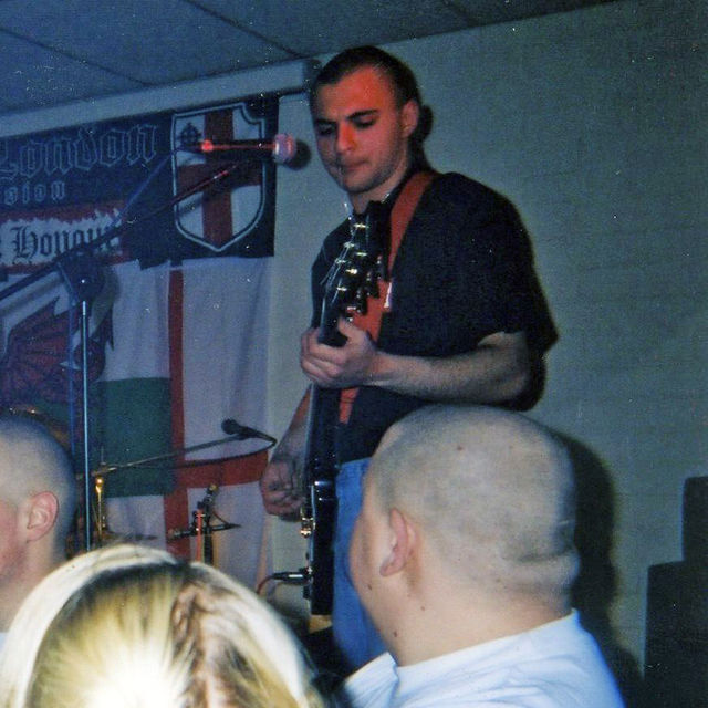 Christopher Knight at B&H gig in Belgium 2004