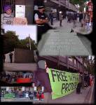 Protest in London outside Czech Embassy