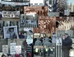 Pic montage from Iraq Sanctions Demo