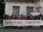 Paul Robinson Solidarity demo pic.