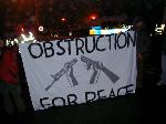 anti war actvists blockade and inspect NW London terror base