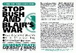 Stop The War march TOMORROW - FINAL NOTICE!