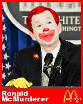 Ronald McMurderer (photomontage by Latuff)