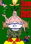 Sharon Anti-Christ (cartoon by Latuff)