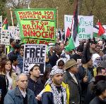 Free Palestine demo in central London