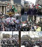 Trafalgar Square Full - pictures from palestine demo