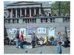 Movementoftheimagination Mayday projects in Trafalgar Square