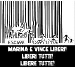<es> Italy G8: Marina y Vince libres! Libres todas! Libres todos!