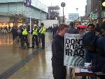Peace leafletting in Slough