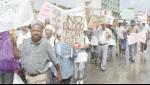 Antiwar Demonstration in Barbados outside the British High Commission