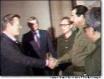 Saddam Hussein and Donald Rumsfeld Back in the Good Old Days