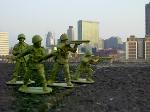 LITTLE PLASTIC GUYS AGAINST WAR!