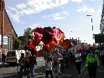 Marching down Cowley Road (1)