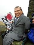 The effigy of Bush on the gallery of Stoodley Pike