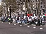 stwc/mab demo opposite downing street