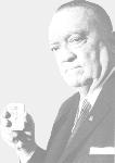 J Edgar Hoover, FBI Director under 8 Presidents from 1924 to 1972.