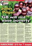 GLW back cover: John Pilger - G8 will not ease Third World poverty