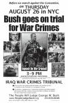 Flyer for Bush Trial