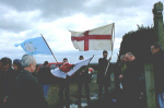 'Honour Guard' or silly sods waving flags?