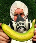 Anti-Asbestos campaigners 'go bananas'...