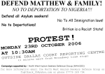 Defend Matthew & Family!