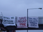 Still No Official Decision. Save Priory Park. Mass Rally.