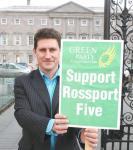 Eamon Ryan, minister for Natural Resources, when he supported the Rossport Five