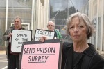 Another demo following another death at HMP Send.