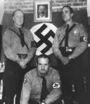 BNP founder John Tyndall (left)