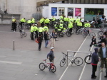 Police at start of ride.