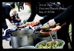 serving free vegan food in the streets