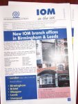 IOM's newsletter announcing the new office(s)