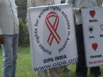 Demonstration in Delhi arranged by the OIPA INDIA