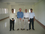 Vet-Train Director, Ian Douglas (2nd from left), the Chairman of the AWBI