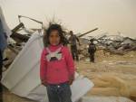 Children suffer from home demolition in Bir Hadaj
