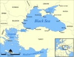 map of Black Sea