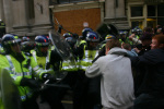Police attacking people on Cornhill at around 8pm