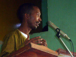 Chernoh Alpha M. Bah speaks at the ASI East Africa Regional Conference