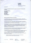 Warning letter page 1