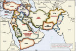 map of "The New Middle East"