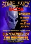 SONIC ROCK AGAINSTN RACISM POMO POSTER