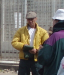Duncan Ball outside Sellafield during Peace Vigil of 2007