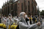 Anti-nuclear demonstration in central Hamburg