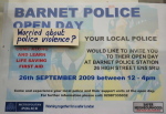 An invitation from the Metropolitan Police in Barnet