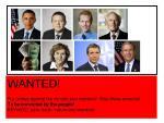 WANTED!