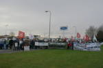Visteon Pension Action Group protest at Bridgend, S Wales