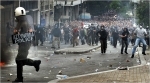 During the general strike in Athens