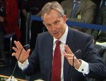 Former PM Tony Blair testifies before the "Iraq Inquiry" on 28 January 2010
