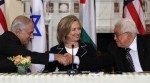 Netanyahu, Clinbton and Abbas met in Washington D.C. on 2 September 2010